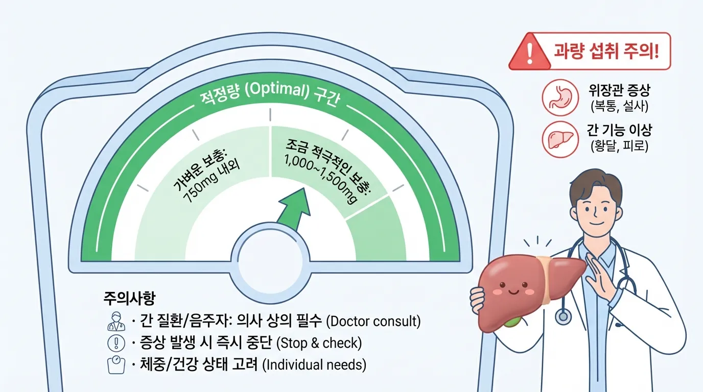 가르시니아 안전 섭취 인포그래픽