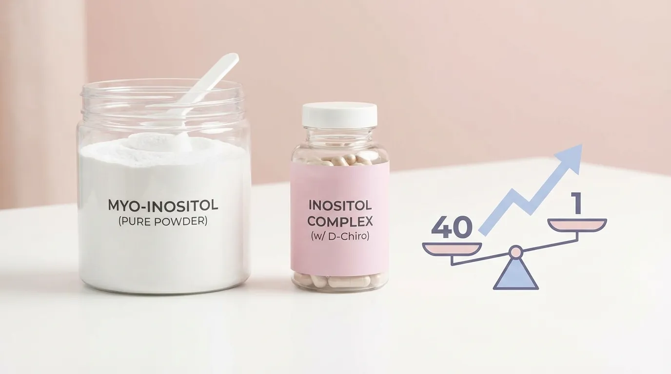 이노시톨 영양제 형태 인포그래픽